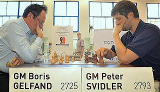 Gideon Japhet: Svidler 5-3 Gelfand © Chessbase