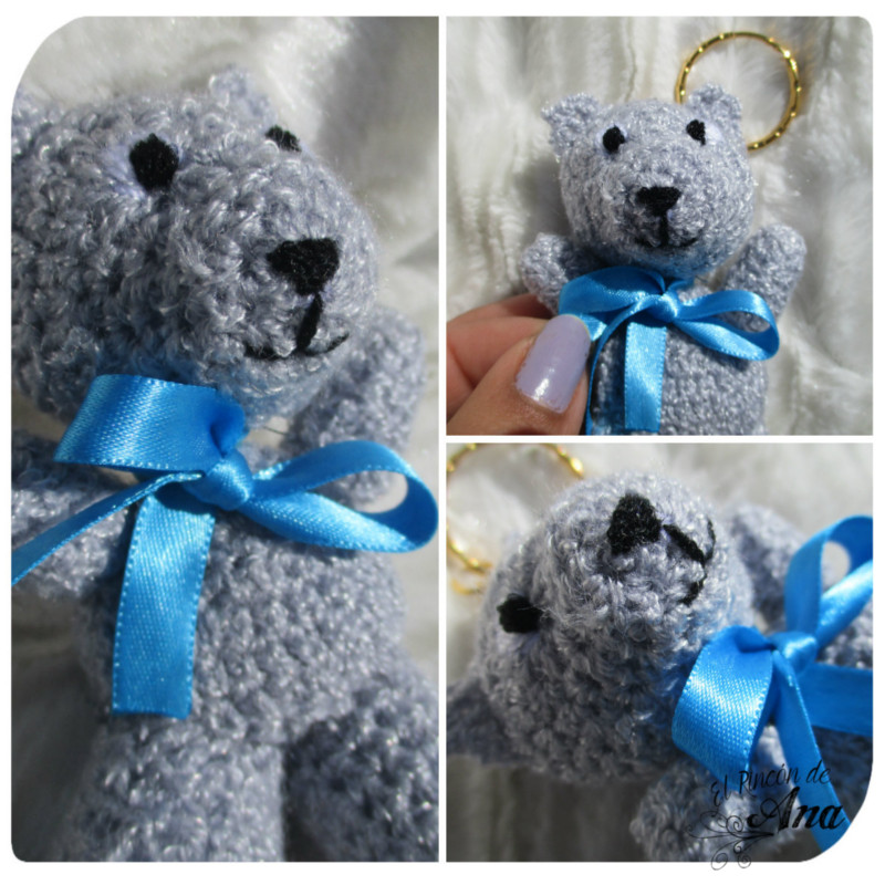 Oso tejido con ganchillo 