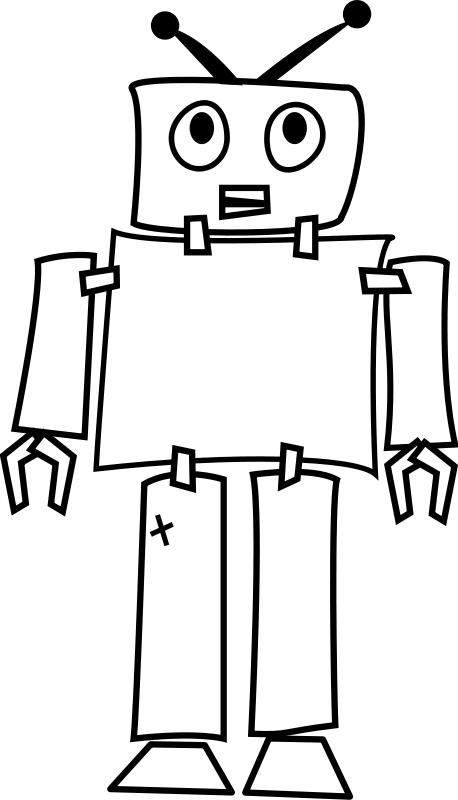 mewarnai gambar robot terbaru