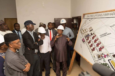 1a1a Photos: Fashola inspects power plant in Kaduna state