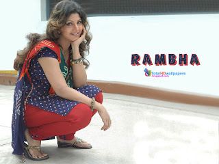 Hot Heroine Rambha HD Wallpapers, Actress Vijaya Lakshmi as Ramba 23