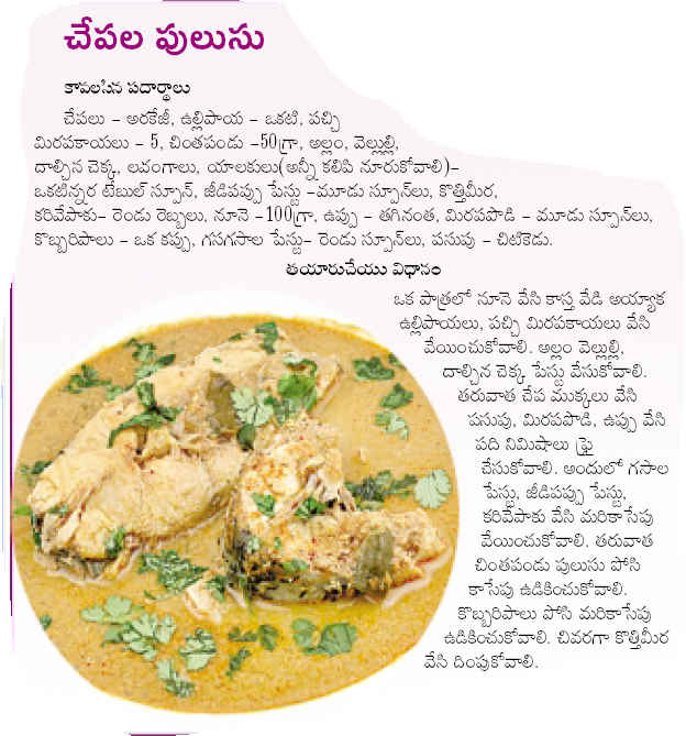 TELUGU WEB WORLD ANDHRA CHEPALA PULUSU TELUGU FISH SOUP DELICIOUS