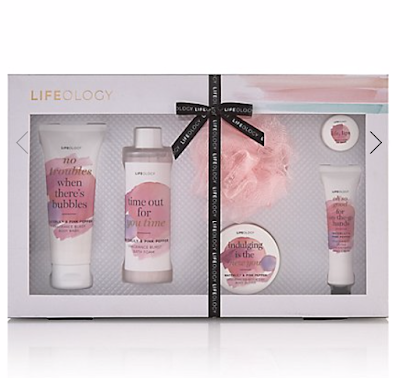 marks and spencer lifeology pink gift set