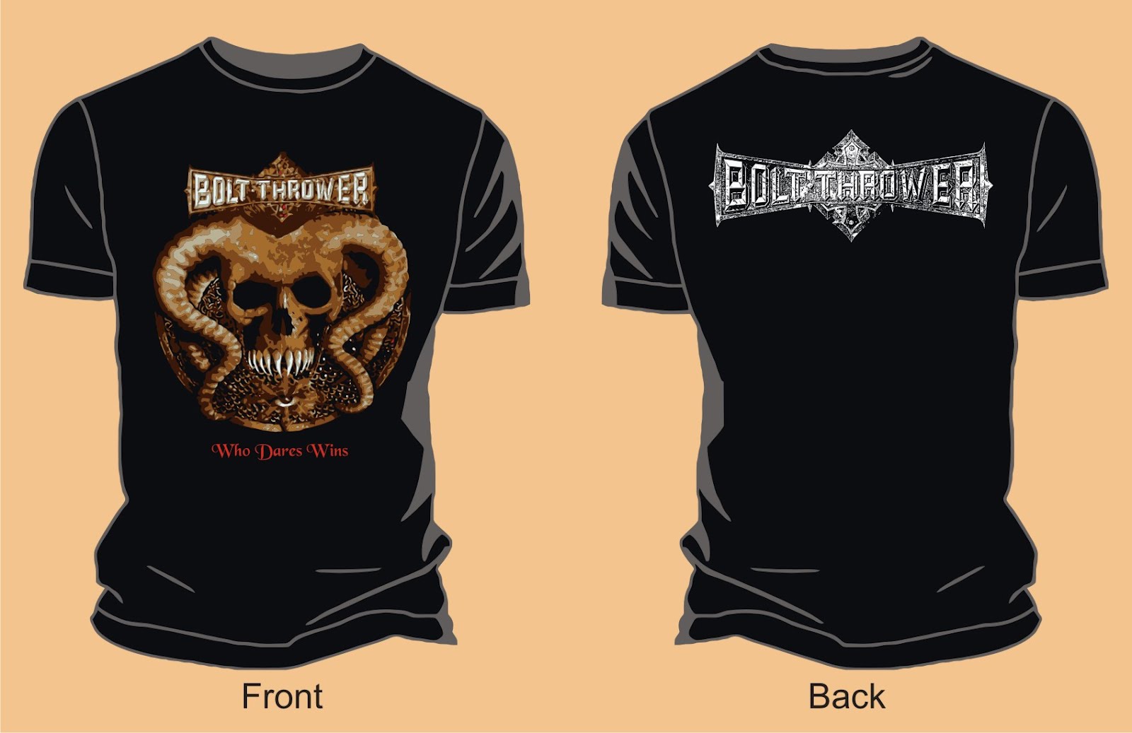 Bolt Thrower Who Dares Wins | Vector t-shirts