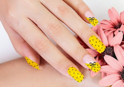 nail fancy bow bows makeup fingers