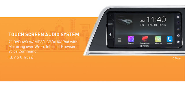 Toyota Sienta Audio Touch Screen Toyota Sienta Audio Touch Screen
