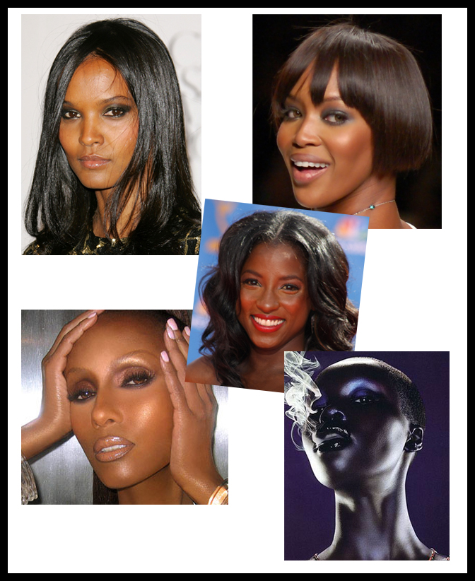 Red skin tones
