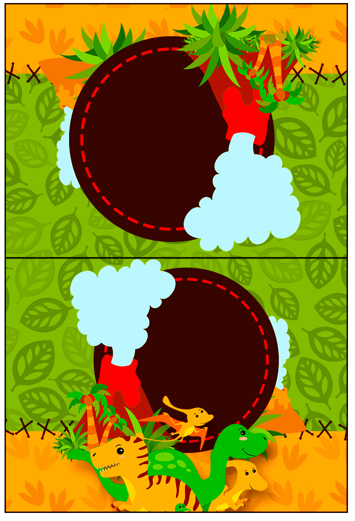 Fiesta de Dinosaurios Etiquetas para Candy Bar de Cumpleaños para Imprimir Gratis. Ideas y