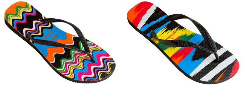 missoni flip flops