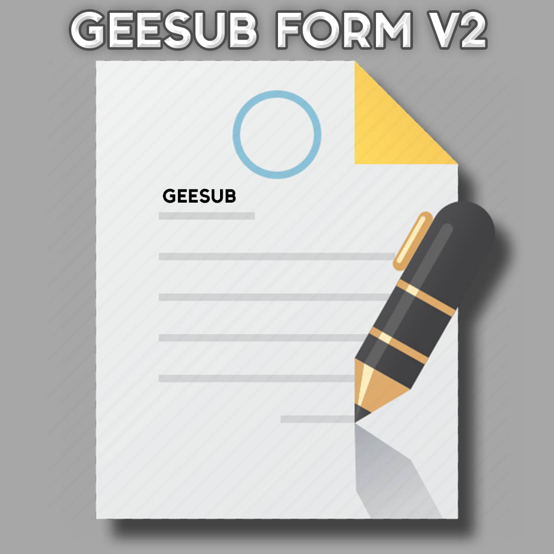 Geesub Form V2