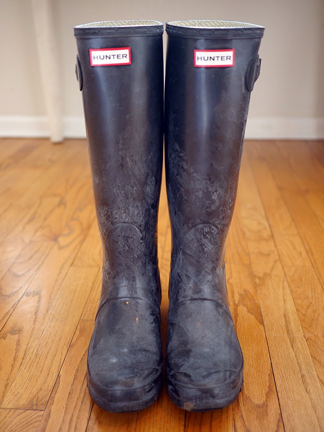 Kristina does the Internets: How to clean Hunter Boots the DIY Way