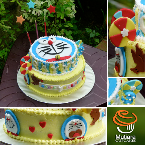 Mutiara Cupcake Doraemon Set for Qayyum