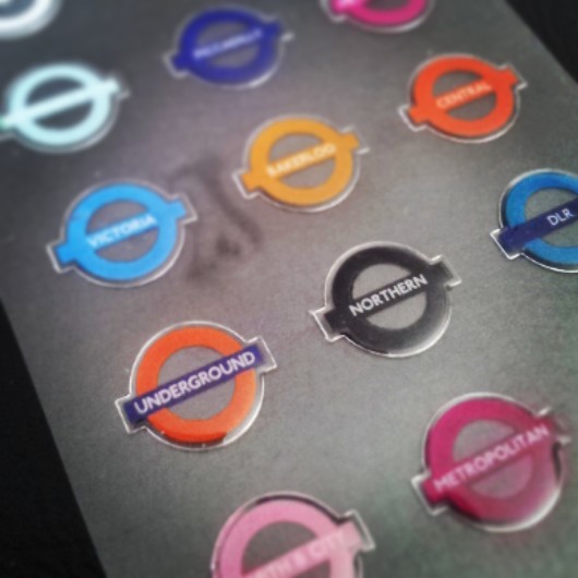 London Underground stickers