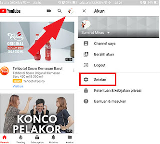 Tampilan di Dalam Youtube Memindahkan File Video Offline Youtube Yang telah Tersimpan