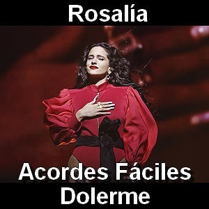 Rosalia - Dolerme (facil) acordes faciles de guitarra y piano