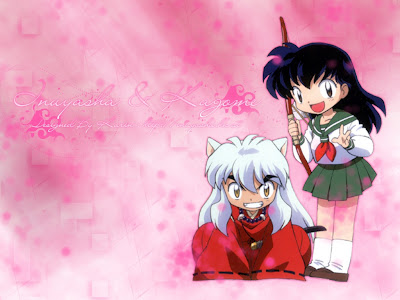 Chibi Inuyasha and Kagome Picture | Image | Wallpaper