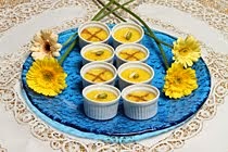 SAFFRON RICE PUDDING<br>黄金のライスプディング