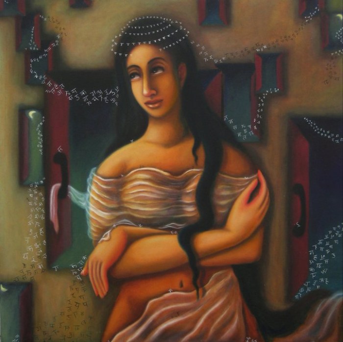 Индийская художница. Swapnil Srivastava