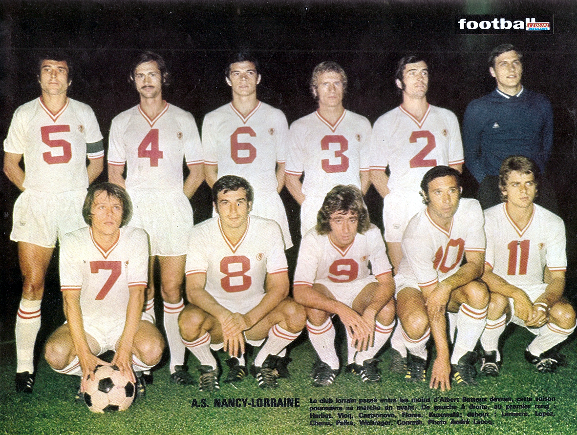 Botões para Sempre Association Sportive NancyLorraine França 197778