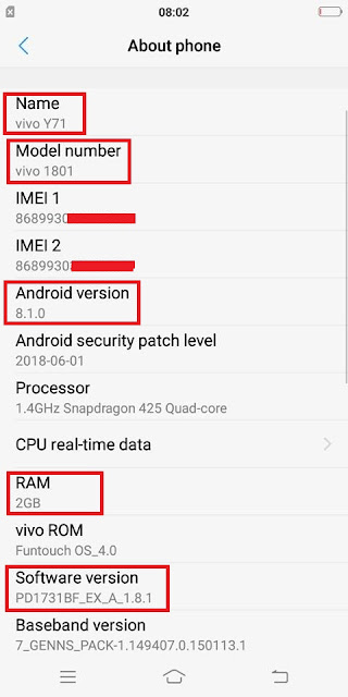 Vivo Y71 Firmware Download Vivo Y71 Firmware Download