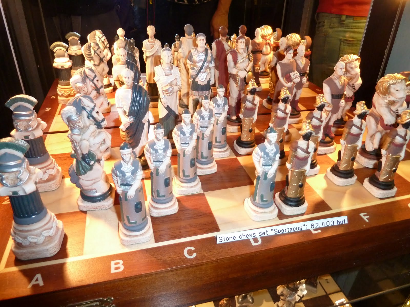 Noah in Budapest Cool chess sets )