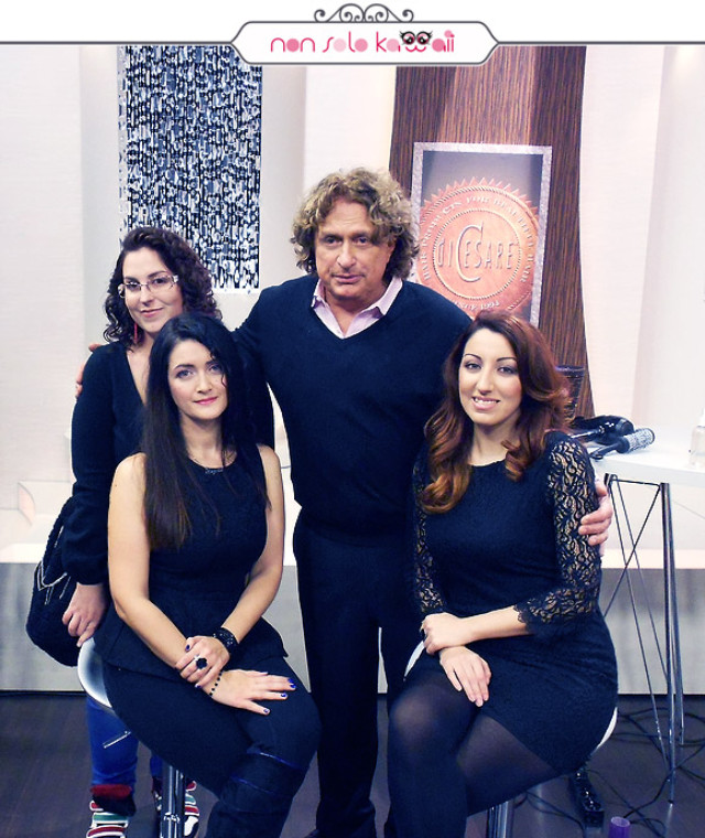 QVC Italia Italy Michael diCesare hair stylist products prodotti per capelli diretta tv live Veronique Tres Jolie Cristina Dragano
