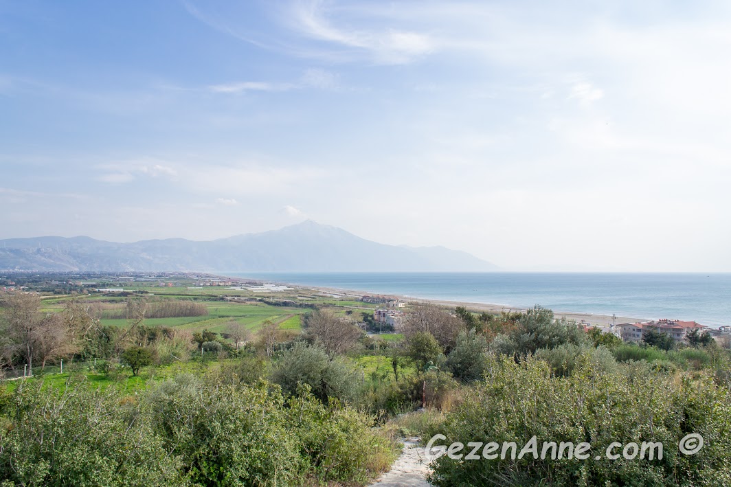 Samandağ ilçesine bağlı Çevlik köyünden Akdeniz manzarası, Hatay