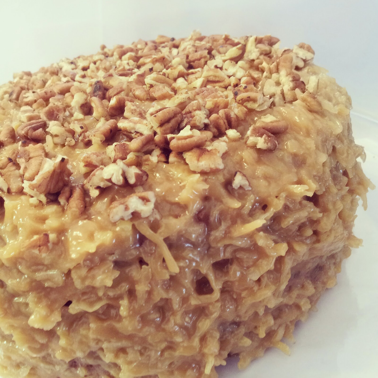 Something Quite....Domestic Oatmeal Cake with Coconut Frosting