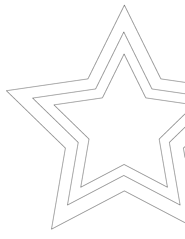 Звезда шаблон для вырезания к 9. Трафарет звезды. Военная звезда раскраска. Звезда контур. Звезда шаблон.