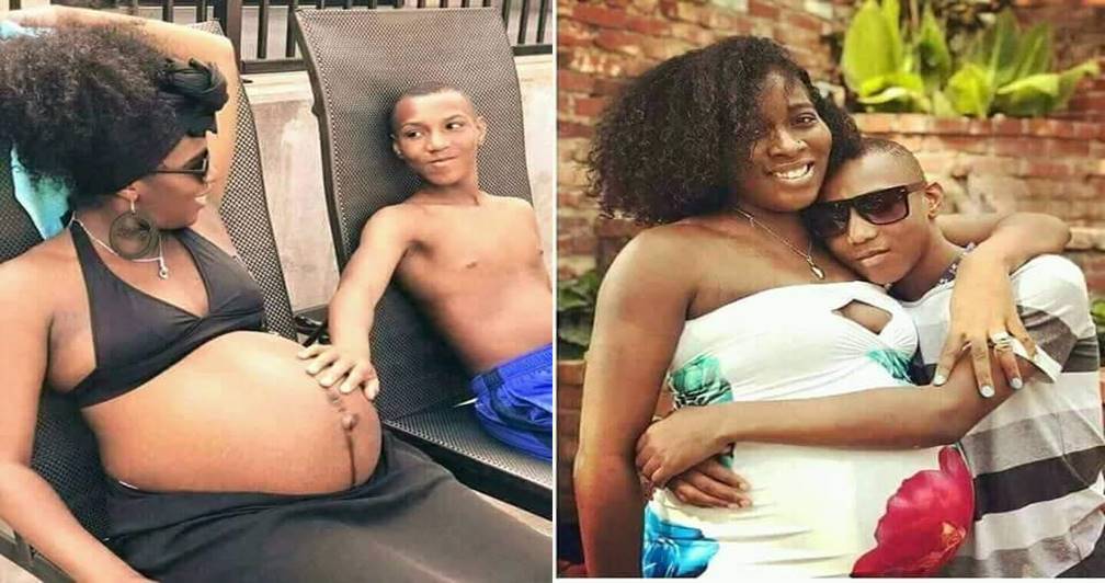 See These Loved Up Photos Of A 16-Year-Old Boy And His Pregnant 33-Year-Old L...