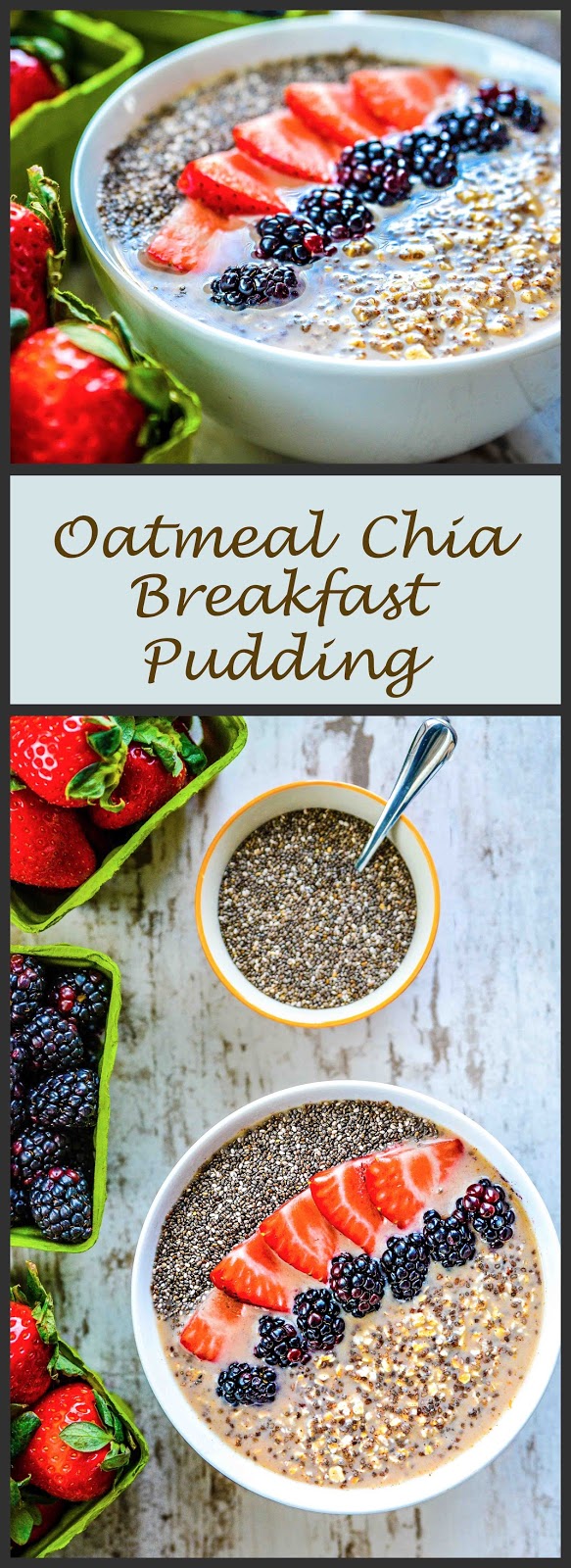 Fruit & Oatmeal Chia Breakast Pudding