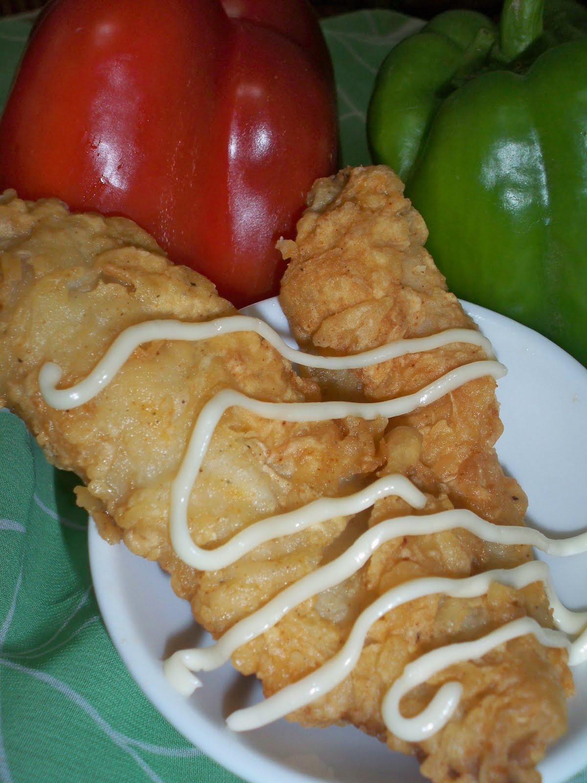 Sweet Coconut and Cumin Batter fried fish