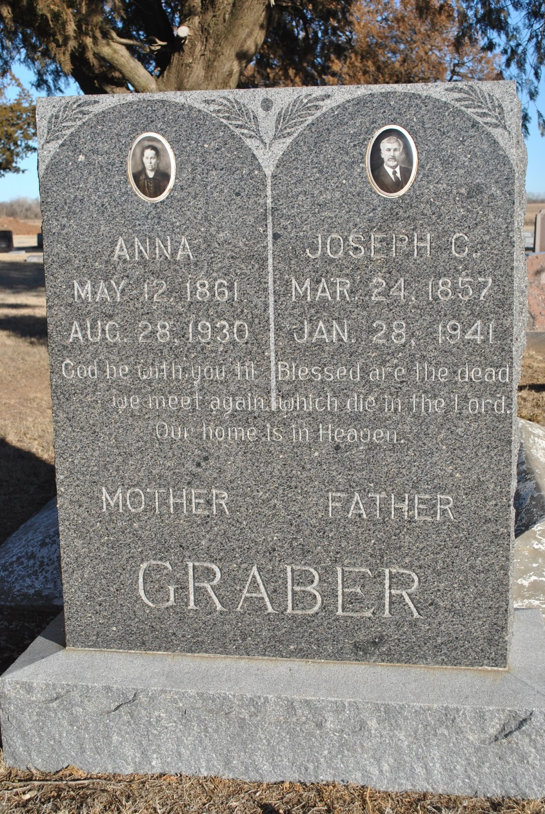the Grabers Cemetery at 1st Mennonite in Pretty Prairie