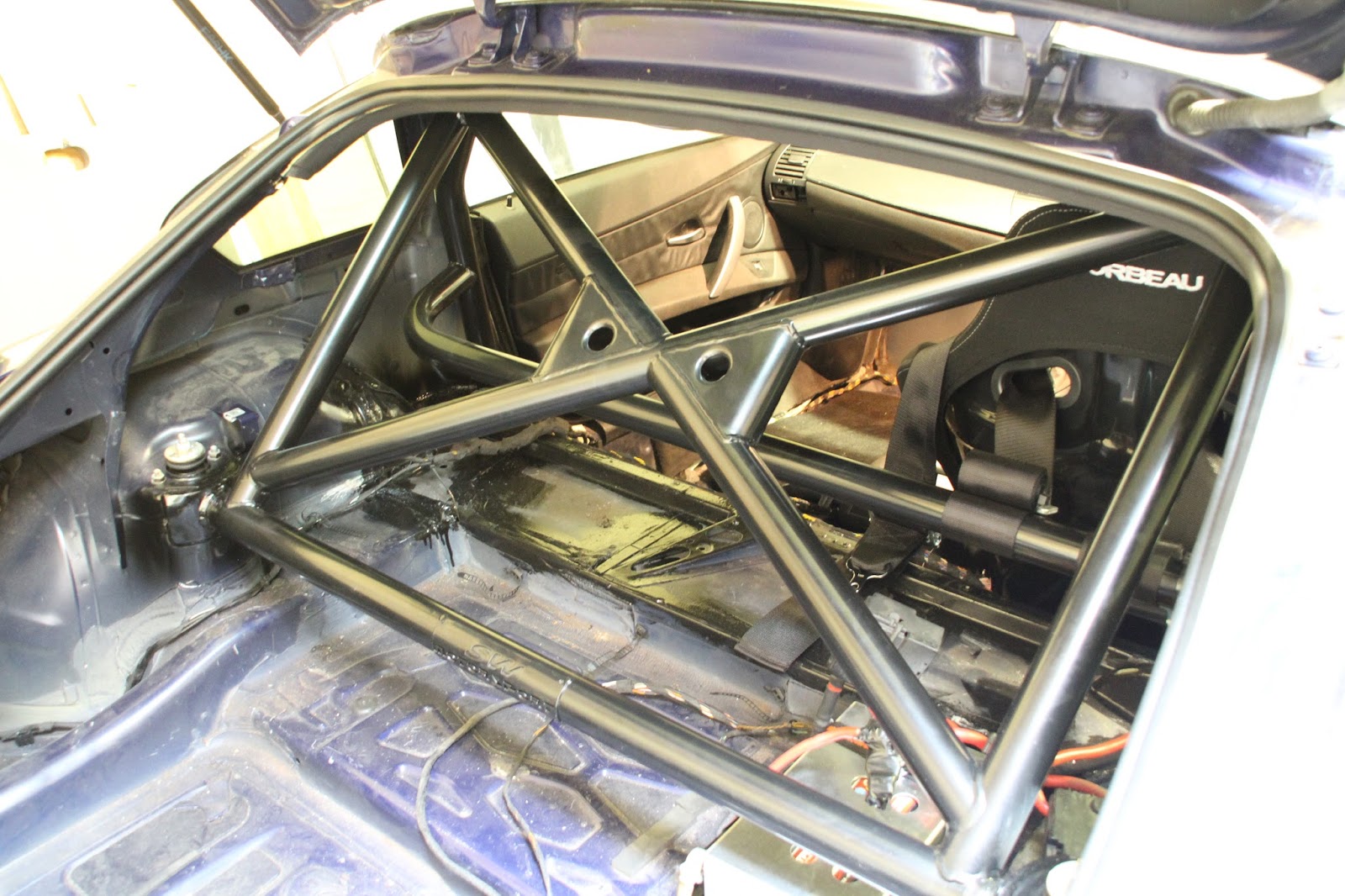 Z4M Coupe Time Attack Project Z4M Roll Cage Closeups..