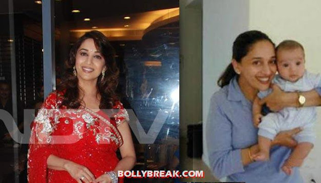 mahuri dixit with and without make up  - (10) - Bollywood Starlets with and without make up 