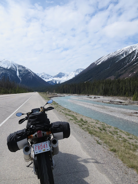 Aprilia Tuono Highway 93 British Columbia