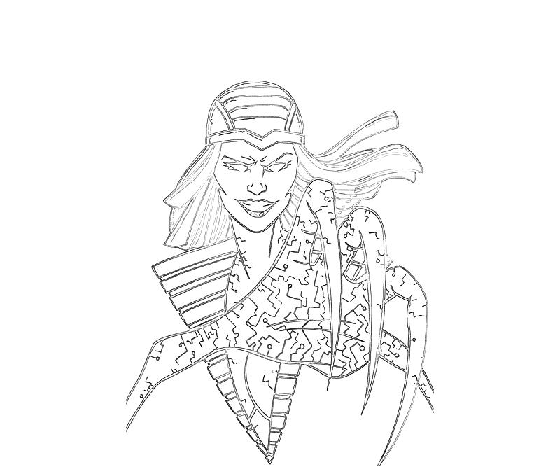 xmen lady deathstrike coloring pages - photo #43