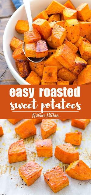 Honey Roasted Sweet Potatoes