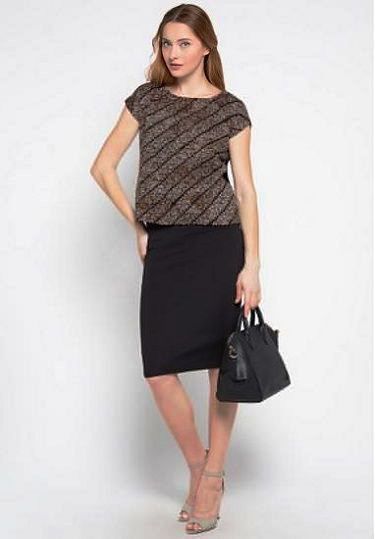 Model Baju Batik Atasan Wanita Lengan Panjang dan Pendek Modern Model Baju Batik Atasan Wanita Lengan Panjang dan Pendek Modern