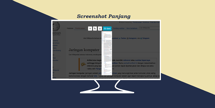 Cara Screenshot Panjang Pada Halaman Web di Komputer