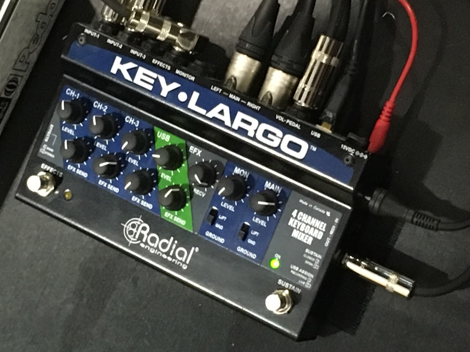 Rex and the Bass NAMM 2017 Radial Engineering KeyLargo Keyboard