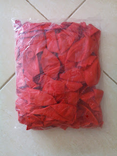 Balon Dekorasi Dove 12 Inchi Merah