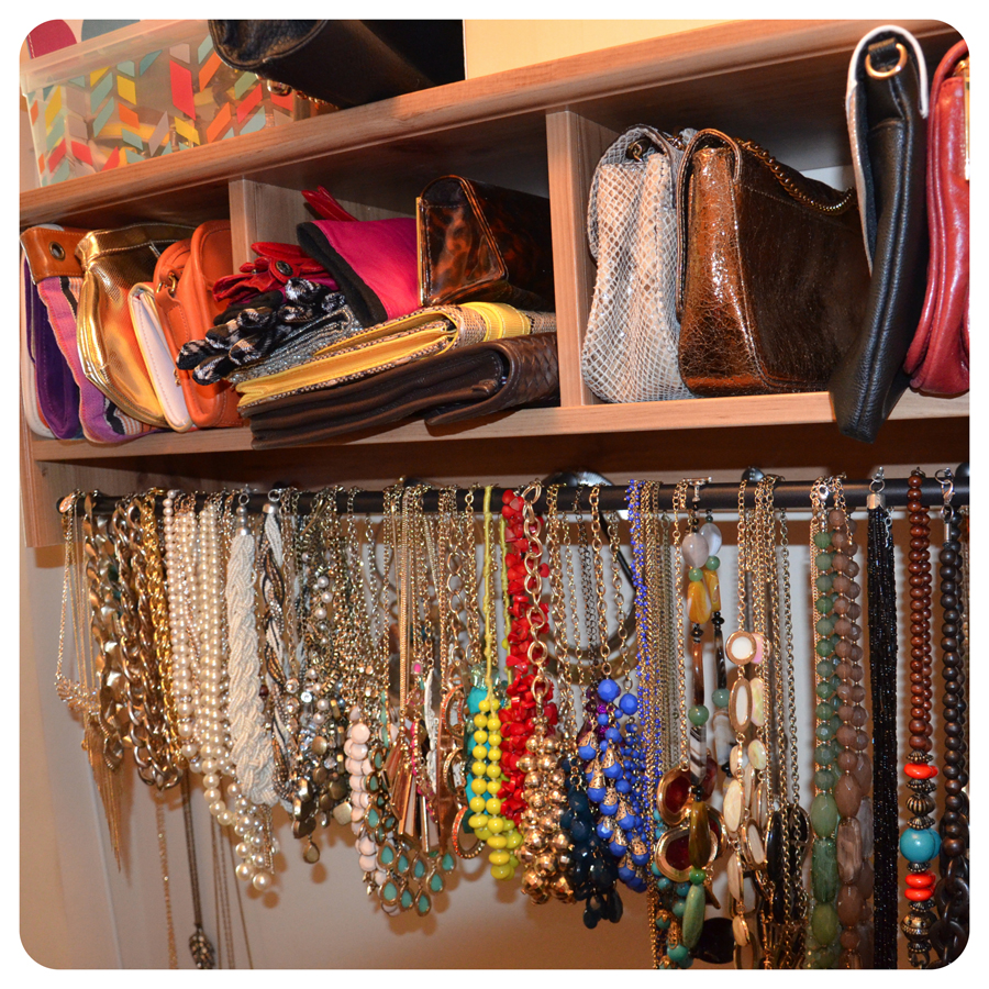 Shelves for Handbags - Transitional - closet - LA Closet Design