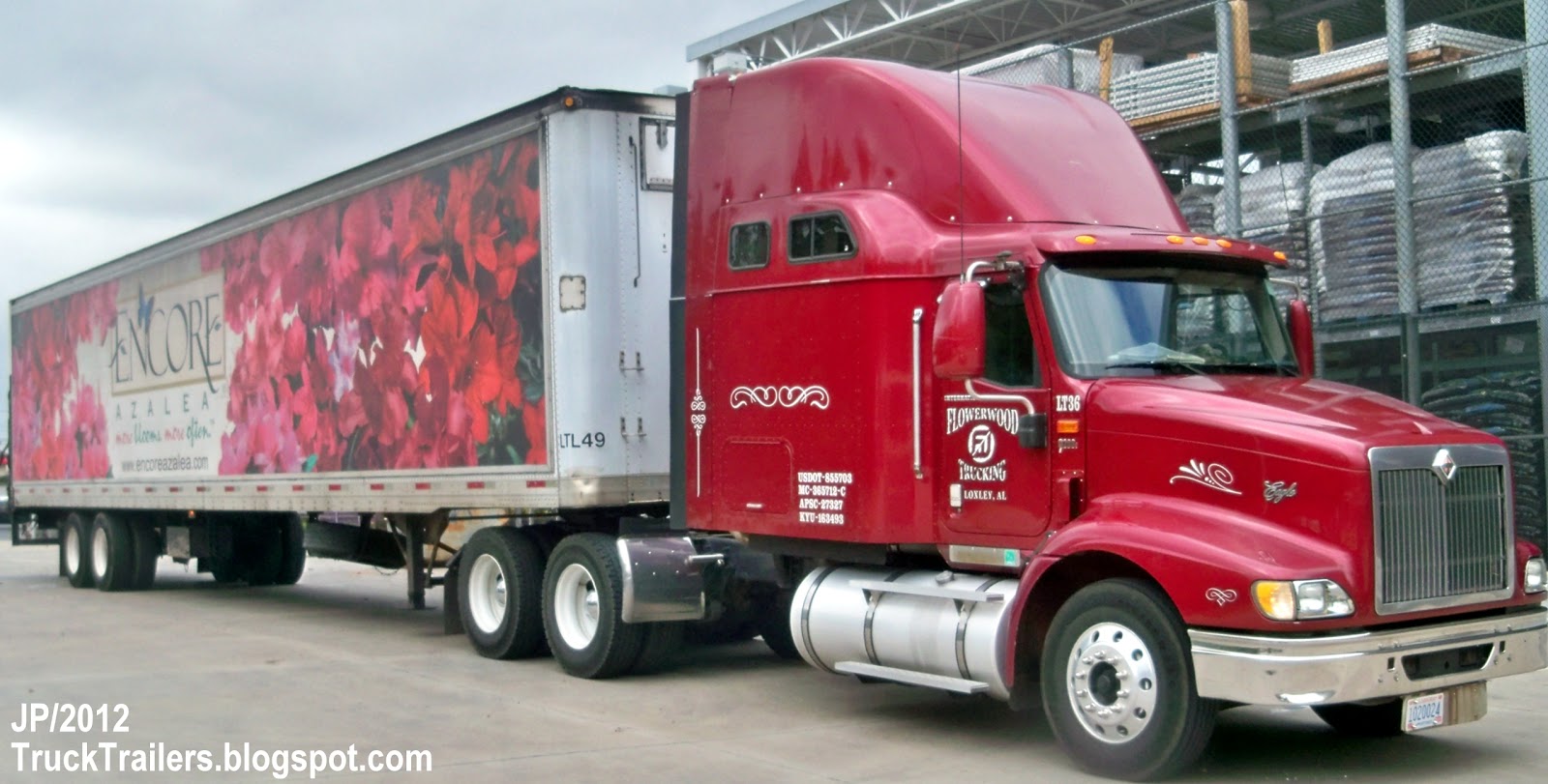TRUCK TRAILER Transport Express Freight Logistic Diesel Mack Peterbilt