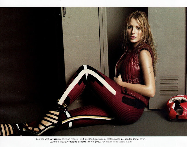 Blake Lively is gorgeous and glamorous for Elle