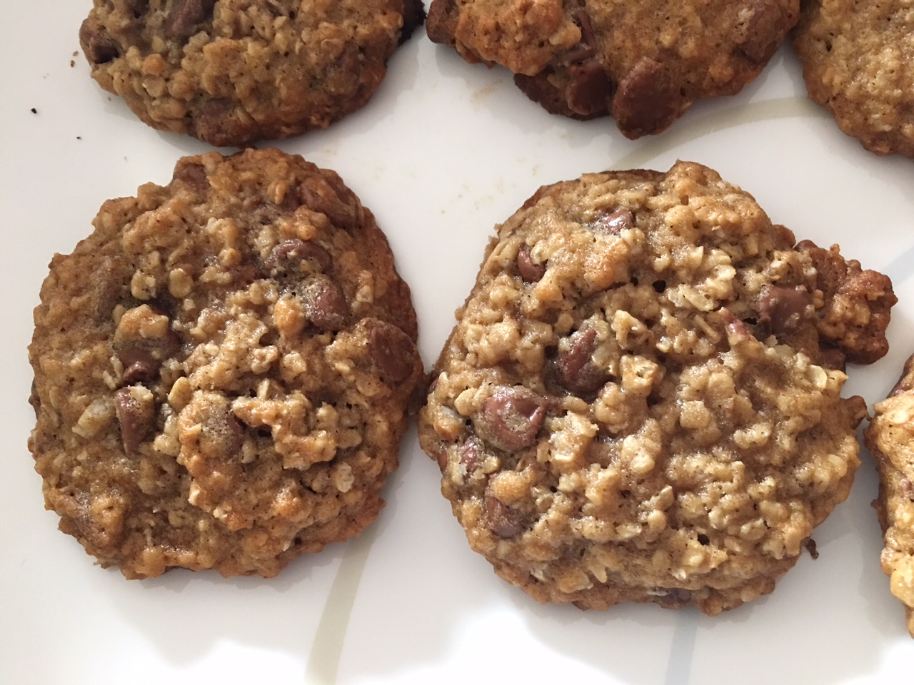 The Pastry Chef's Baking Oatmeal Chocolate Chip Cookies