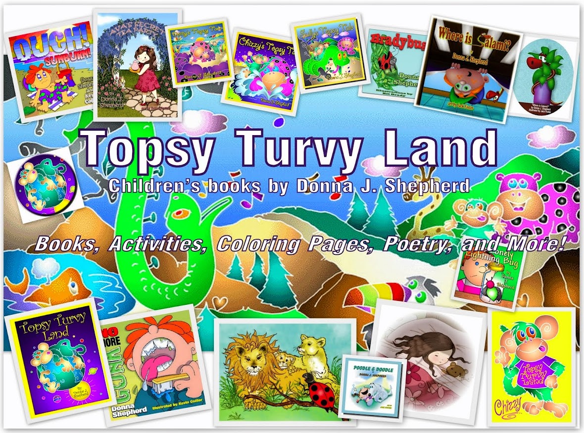 Topsy Turvy Land - Activities, Coloring Pages, Poetry, and More! 