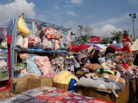 Fa Hui Lunar New Year Fair stall selling stuffed toy animals