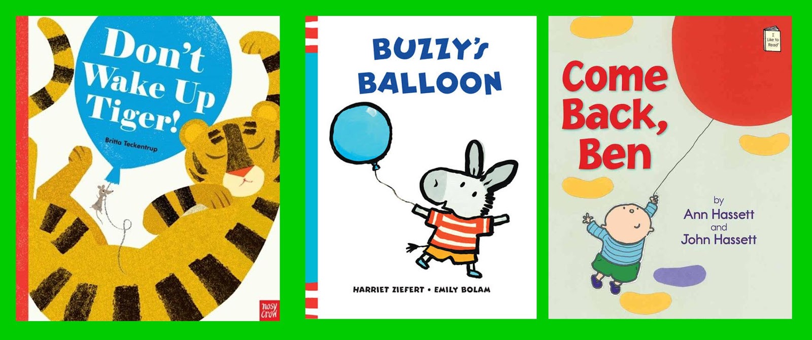 One For The Books Preschool Storytime Balloons