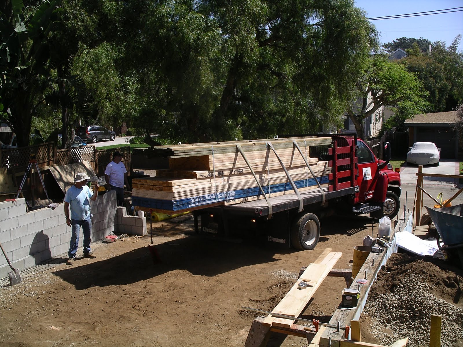 Home Remodeling Step By Step Step 16 Lumber Delivery